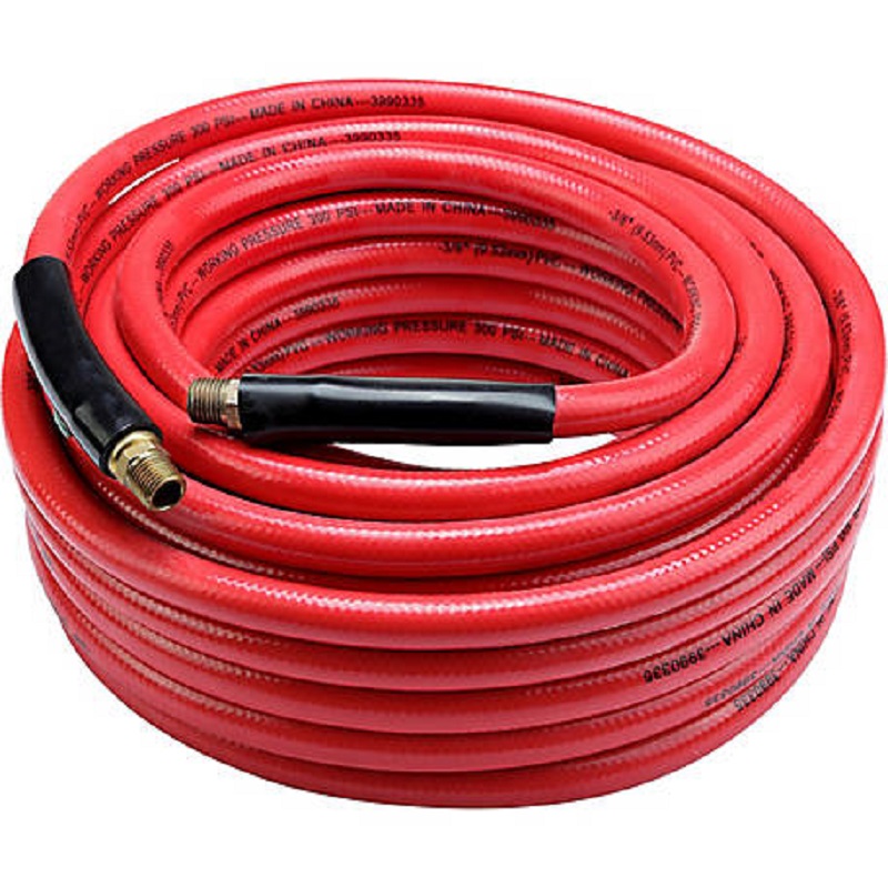 Air Hose 3/8" x 25' EPDM Premium Hose 300 PSI Working Pressure CAH3825